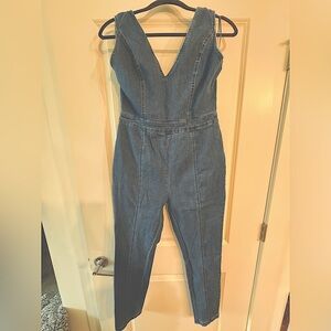 Windsor denim jumpsuit, size large.